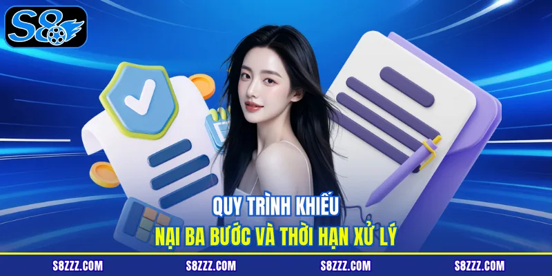 Quy trình khiếu nại ba bước và thời hạn xử lý