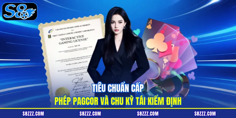 Tiêu chuẩn cấp phép PAGCOR và chu kỳ tái kiểm định